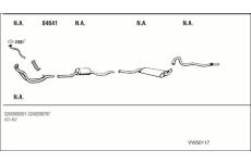 Výfukový systém WALKER VW50117