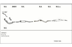 Výfukový systém WALKER VW50118A