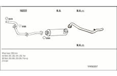 Výfukový systém WALKER VW60207