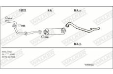Výfukový systém WALKER VW60607