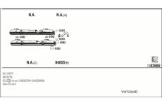 Výfukový systém WALKER VW72240D