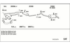 Výfukový systém WALKER VW72279