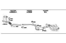 Výfukový systém WALKER VWH34799A