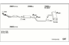 Výfukový systém WALKER VWK004535