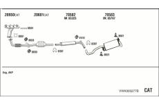 Výfukový systém WALKER VWK005277B