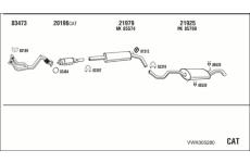 Výfukový systém WALKER VWK005280