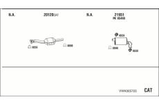 Výfukový systém WALKER VWK005723