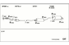 Výfukový systém WALKER VWK005966