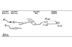 Výfukový systém WALKER VWK007936A