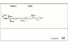 Výfukový systém WALKER VWK009904