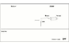 Výfukový systém WALKER VWK011158B