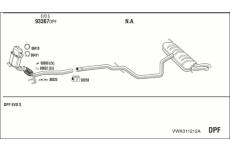 Výfukový systém WALKER VWK011212A