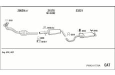 Výfukový systém WALKER VWK011779A