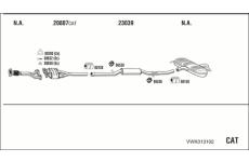 Výfukový systém WALKER VWK013102