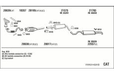 Výfukový systém WALKER VWK014591B