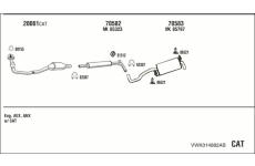 Výfukový systém WALKER VWK014882AB