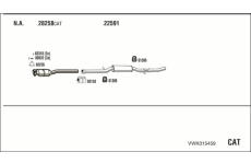 Výfukový systém WALKER VWK015459