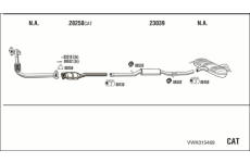 Výfukový systém WALKER VWK015469