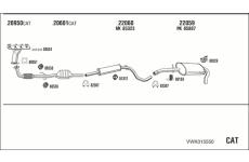Výfukový systém WALKER VWK015550