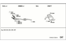 Výfukový systém WALKER VWK017281A