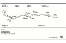 Výfukový systém WALKER VWK017366B