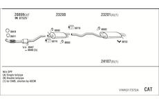 Výfukový systém WALKER VWK017372A