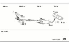 Výfukový systém WALKER VWK017766B