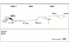 Výfukový systém WALKER VWK017809CB