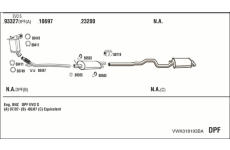 Výfukový systém WALKER VWK018193BA