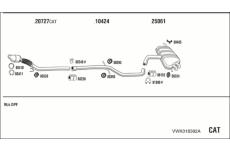 Výfukový systém WALKER VWK018392A