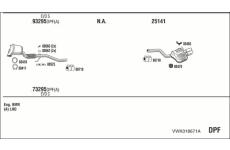 Výfukový systém WALKER VWK018671A