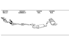 Výfukový systém WALKER VWK018974B