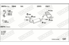 Výfukový systém WALKER VWK019469