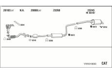 Výfukový systém WALKER VWK019693