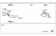 Výfukový systém WALKER VWK019964