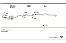Výfukový systém WALKER VWK023267AB