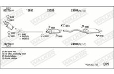 Výfukový systém WALKER VWK027769