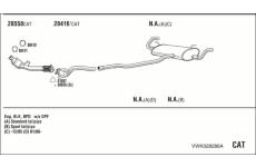 Výfukový systém WALKER VWK028286A