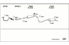 Výfukový systém WALKER VWK030423