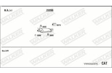 Výfukový systém WALKER VWK032257A