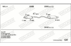 Výfukový systém WALKER VWK032259A