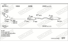 Výfukový systém WALKER VWK032260B