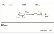 Výfukový systém WALKER VWK032267B