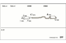 Výfukový systém WALKER VWK032271B