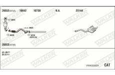 Výfukový systém WALKER VWK032621