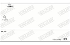 Výfukový systém WALKER VWK033674B