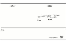 Výfukový systém WALKER VWK034952A