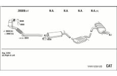 Výfukový systém WALKER VWK105912B