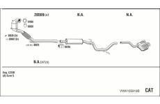 Výfukový systém WALKER VWK105919B