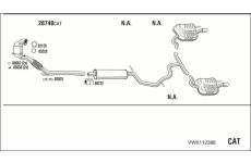 Výfukový systém WALKER VWK112388